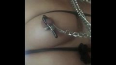 Nipple Clamps, Enormous Areolas