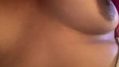 Fast Nipple Play With Latina Boobs
