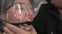 Leilani Tied Up, Gagged, Titty Tied, Nipple Suctions N Rubber Toy And Breath